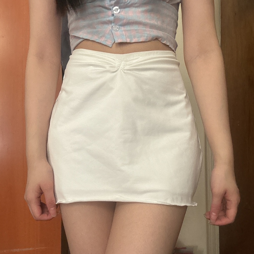 White Mini Skirt